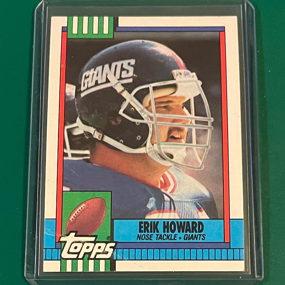 Erik Howard #57 1990 Topps Football Trading Card